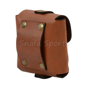 Sac banane vintage en cuir véritable de haute qualité avec fermeture éclair, étanche, pour homme, en forme de boîte, couleur unie - Product Image 4