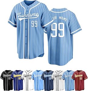 Maillot de baseball respirant grande taille à col en V et manches courtes, imprimé sur le devant, 100 % polyester, haute qualité, pour commandes d'équipes, Star - Product Image 6