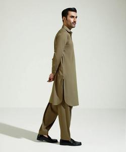 Ensemble Shalwar Kameez en coton pour homme, prêt à expédier en 2026, Kurta Pajama de qualité supérieure, vêtements islamiques traditionnels pour homme - Product Image 5