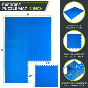 Premium Comfort Rubber <b>Interlocking</b> Gym <b>Tiles</b> <b>Floor</b> Mat Solution Rubber <b>Interlocking</b> Gym <b>Tiles</b> Soft Impact Protection - Product Image 2