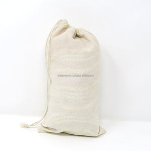 Bolsa de Lona Simple con Cordón de Yute, Bolsa Cosmética Hecha a Mano, Bolsa con Cordón para Almacenamiento, Bolsa de Regalo, Bolsa para Guardar Ropa - Product Image 2