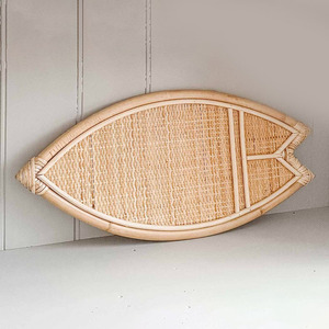 Juguetes de surf de madera para niños pequeños, tabla de surf de ratán hecha a mano, juguete de juego de roles, decoración para colgar en la pared del hogar - Product Image 6