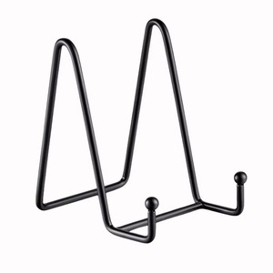Modern Iron <b>Easel</b> Stand Geometric Design Durable Indoor Home Decor Living Room Tabletop - Product Image 2
