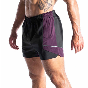 Shorts de sport décontractés pour hommes imprimés sur mesure, 100 % coton, séchage rapide, taille élastique, logo personnalisé - Product Image 1