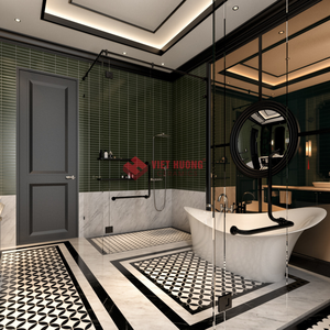 กระเบื้องผนังภายนอกขนาด 190x190 มม. ทนทาน พร้อมลวดลายอิฐคลาสสิก - Product Image 6