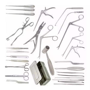 Juego de Instrumentos Quirúrgicos Básicos de Acero Inoxidable, Manuales, de Alta Calidad, Certificados por la CE, para Uso en Cirugía Ortopédica Veterinaria - Product Image 2
