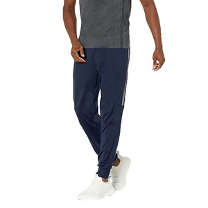 Pantalons de sport pour hommes sur mesure de haute qualité, en coton uni teint, avec logo imprimé, style décontracté - Product Image 2
