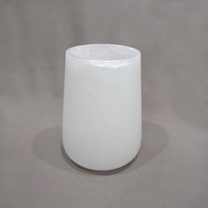 Vase en pierre d'albâtre artisanal de style indien, pour la décoration de la maison, du jardin et des mariages, prix de gros en vrac de la collection de luxe - Product Image 2