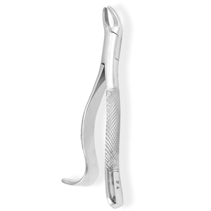 Forceps d'extraction dentaire n° Instrument d'extraction dentaire pour 24 molaires supérieures, en acier inoxydable, avec poignée ergonomique, manuel, certifié CE - Product Image 2