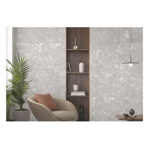 STONEWORK <b>Light</b> Grey Double Charge Digital Vitrified Floor Tiles 600x1200mm 10mm Matt Porcelain Manufacturer India - Product Image 2