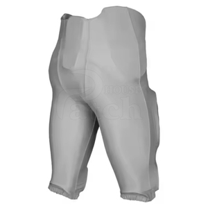 Black Padded Football Pants Belt Closure <b>Athletic</b> Sportswear Breathable Adult Football Practice Gear Mens Performance Wear - Product Image 6