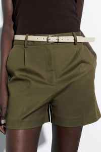 Shorts de Mujer con Cinturón, Estilo Urbano, Cómodos, Modernos, Casuales de Verano, con Cierre de Botones, Servicios OEM - Product Image 2