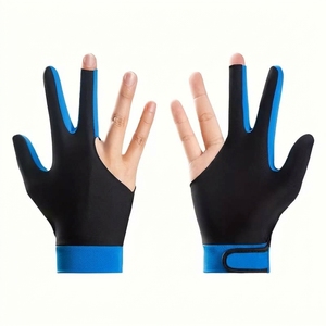 Guante de Billar de Alta Calidad al por Mayor, Guantes de Snooker de Alta Elasticidad para Billar, Guante de Tres Dedos Resistente al Desgaste - Product Image 1