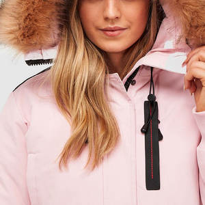 Premium Women Short <b>Cropped</b> <b>Puffer</b> <b>Jacket</b> Stand Eco-Friendly Quick Dry Custom Lightweight Winter Fashion Outerwear OEM ODM - Product Image 4