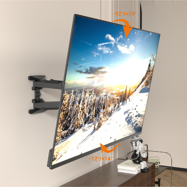 Swivel TV Wall Mount Adjustable Tilt for Perfect Viewing Easy Installation Articulating Arm for LED LCD Plasma TVs R560