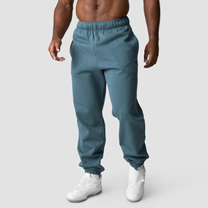 Pantalones Deportivos Personalizados para Hombre, de Alta Calidad, 100% Algodón, Cintura Media, Forro Polar, Estilo Casual, Pierna Recta, Logotipo Personalizado, Transpirables - Product Image 1