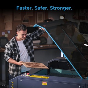 100W CO2 Laser <b>Engraver</b> & Cutter – 40"x24" Workspace, 1,000mm/s Speed, Autofocus, 2-Way Pass, Air , for Wood - Product Image 5