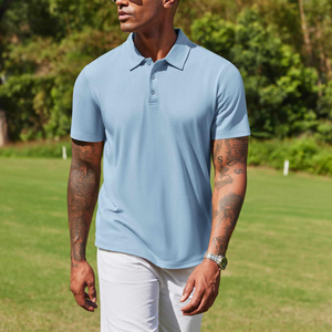 Chemises Polo Décontractées pour Hommes de Haute Qualité en Coton à Séchage Rapide avec Impression de Logo Personnalisé Couleurs Unies Chemise Durable Vente en Gros - Product Image 5