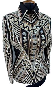 Chaqueta ecuestre Premium Showmanship Western Chaqueta de equitación Ropa ecuestre elegante y elegante - Product Image 4