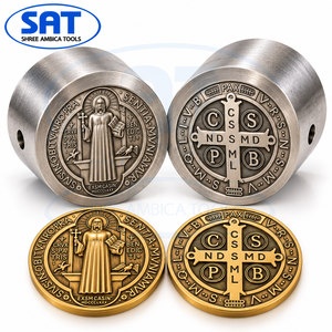 SAT Jewelry – Moules de gaufrage personnalisés pour pièces religieuses Saint Benoît, pour médailles en or et en argent – Colombie, États-Unis, France, Floride, Émirats arabes unis - Product Image 1