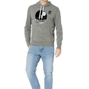 Sudaderas con capucha de color sólido de último estilo para uso en invierno, diseño y color personalizados al por mayor, sudaderas con capucha estampadas para hombre - Product Image 3