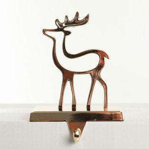 Set Of 2 Golden Xmas <b>Stocking</b> <b>Holder</b> For Home Fireplace Top Decoration Use Christmas <b>Stocking</b> <b>Holder</b> Hook - Product Image 3