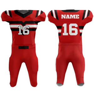 Uniformes de football américain personnalisés de haute qualité, meilleur design, maillot de football américain en twill pour jeunes - Product Image 5