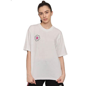 Ensemble imprimé pour femme : T-shirt oversize blanc et short assorti avec imprimé X jaune – Tenue décontractée ou streetwear d'été pour femme - Product Image 4