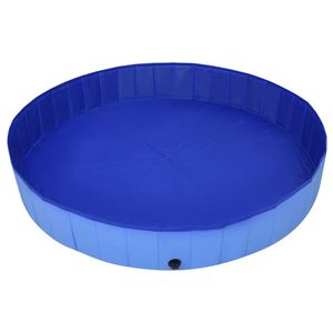Piscina Pieghevole per Cani in PVC Blu 200 x 30 cm per Cuccioli - Product Image 4