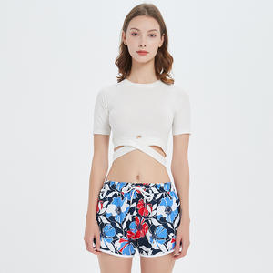 Shorts de Baño Personalizables para Mujer, Pantalones Cortos Casuales, Trajes de Baño, Shorts de Surf para Playa y Natación para Chicas - Product Image 1