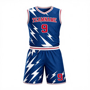 Uniforme de Baloncesto de Primera Calidad para Hombre, Diseño Personalizado Rojo Fuego, Uniforme Deportivo Personalizado - Product Image 1