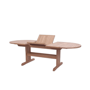 PROMO Table d'extension pliable en teck massif, design moderne, écologique, de haute qualité, durable, facile à transporter, pour jardin extérieur - Product Image 1