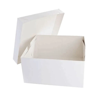 Boîtes d'expédition en carton ondulé blanc 3 plis recyclables 9x4x4 pouces légères avec revêtement UV pour emballage cadeau et stockage