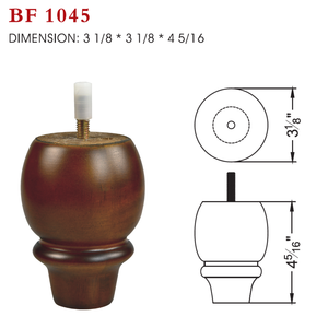Pieds de meubles en bois massif de qualité supérieure pour canapé, armoire, table, salon, chambre à coucher, décoratifs, taille personnalisée, OEM ODM - Product Image 6