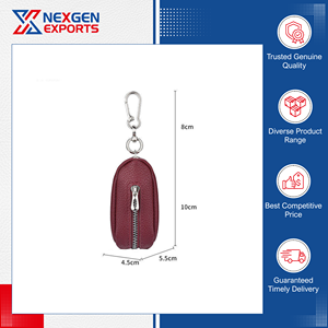 Porta Llaves de Coche de Cuero PU Hecho a Mano, Estilo Moderno y Lujoso, de Excelente Calidad, Venta Mundial, de un Proveedor Indio de Renombre - Product Image 5