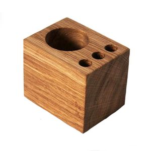 Portable Wooden Pen Holder <b>Desktop</b> Organizer for Daily Office Use Creative Wooden Desk Organizer with Pen Holder and Storage - Product Image 1