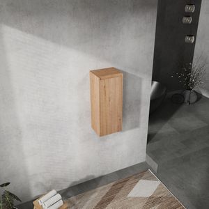 Armoire latérale de salle de bain de 12 pouces avec portes à fermeture douce, design à montage mural, montage facile (emballage KD) - Product Image 4