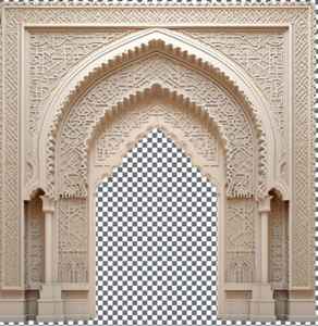 Portique d'entrée de mosquée en marbre naturel de qualité supérieure, motifs islamiques, sculpté à la main, design moderne personnalisable, HAYAT INDUSTRIES - Product Image 1