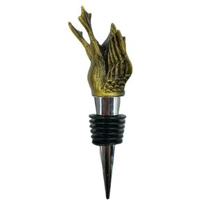 Tapón de Botella de Metal Personalizado, Accesorio Reutilizable para Sellar Vino con Logotipo Personalizado para Hoteles, Restaurantes, Bares y Eventos - Product Image 1