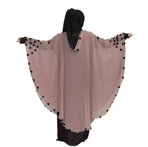 Nouvelle Abaya tendance pour femmes, manches longues, en polyester, tailles personnalisées, fabrication en usine, prix raisonnable pour un usage décontracté - Product Image 2