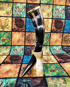 Cuerno Vikingo para Beber, Estilo Animal, Pulido, Ecológico, Premium, Hecho a Mano, Natural, para Celebraciones, Fiestas, Mead Legendario - Product Image 3