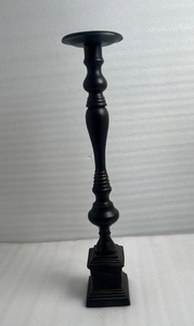 Elegant Aluminum <b>Candle</b> Holder With Black Antique Finish Decorative Home Centerpiece For Wedding Festival Dining Living Room - Product Image 6