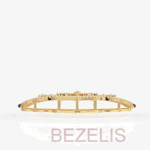 Collier en or rose et diamants avec perles noires, pendentif en forme de V, bijoux de mariage, idéal pour la vente en gros, les cadeaux et les fêtes - Product Image 5