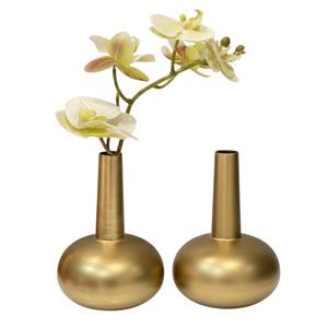 Piezas decorativas modernas con forma de capullo, florero creativo de hierro martillado para decoración de mesa en el hogar y la oficina. - Product Image 2