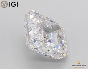 CVD Lab Grown <b>Diamond</b> with IGI Certificate F Color VS1 Clarity 2.50 CARAT Asscher Cut Perfect Match for Custom <b>Ring</b> - Product Image 4