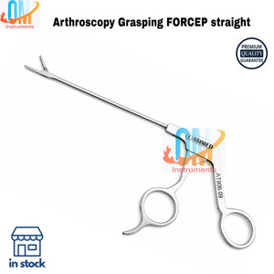 Pinzas de agarre para artroscopia rectas de 13 cm de longitud de trabajo, instrumento quirúrgico ortopédico de acero inoxidable de calidad alemana premium - Product Image 5