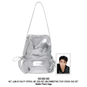 NCT JNJM-03 duality Official MD 2026 NCT jnjm กระเป๋าครอสโอเวอร์สำหรับประชุมชุดกระเป๋าพาดลำตัวโทรศัพท์มือถือไนลอนโลหะ - Product Image 3