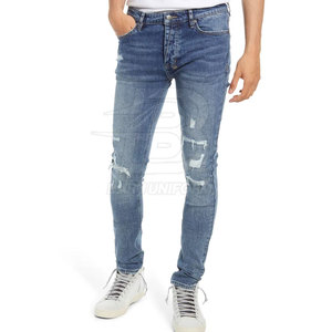 Pantalon en jean pour homme en tissu doux, style moderne, jean tendance pour homme, jean pour homme à porter au quotidien, confort optimal - Product Image 3