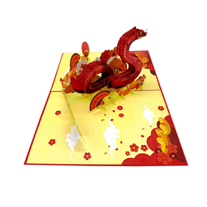 การ์ดป๊อปอัพปีใหม่การ์ด3D งานฝีมือกระดาษเลเซอร์งานฝีมือดีไซน์ตามสั่งของขวัญและงานฝีมือแฮนด์เมดเวียดนามยอดนิยม - Product Image 3