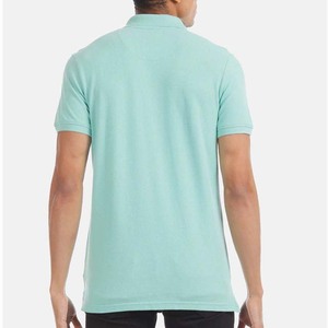 Polo de Manga Corta para Hombre, Color Sólido, Algodón Piqué, Tejido Transpirable, Estilo Casual - Product Image 4